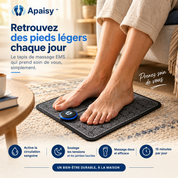 Apaisy™ – Tapis Masseur de Pieds EMS